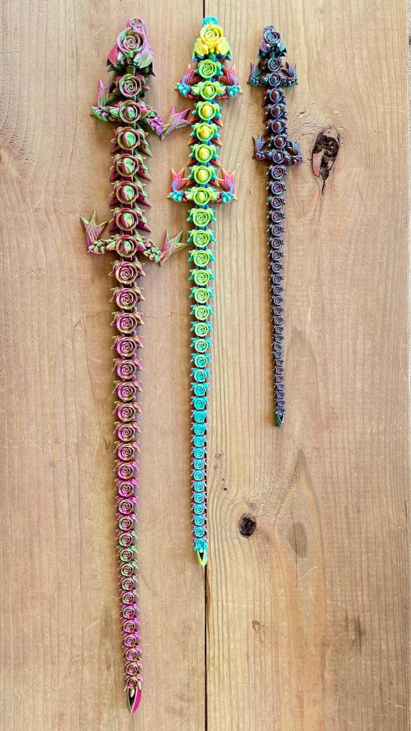 Lnz Custom Design Rose Dragon