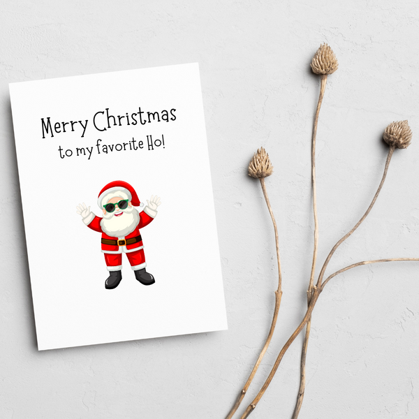 lnz custom design Santa's Favorite Ho