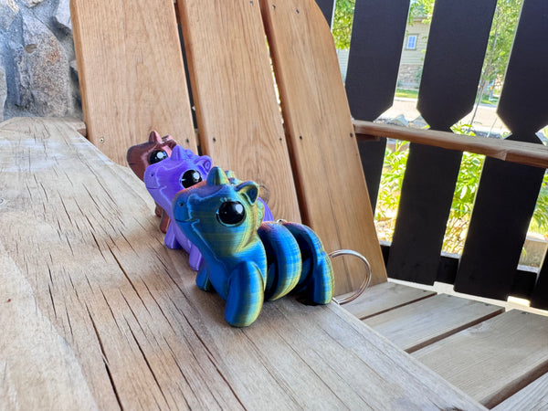 Lnz Custom Design Unicorn Keychain & Toy