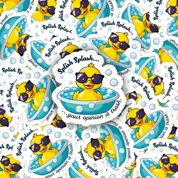 Lnz Custom Design Mini Size - Splish Splash Your Opinion Is Trash