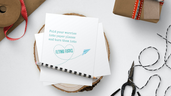 Lnz Custom Design Turn Your Worries Into Flying Fucks