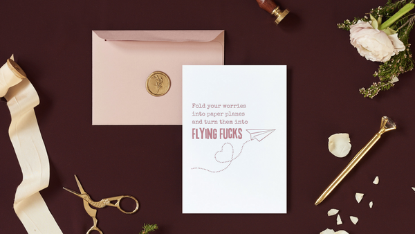 Lnz Custom Design Turn Your Worries Into Flying Fucks