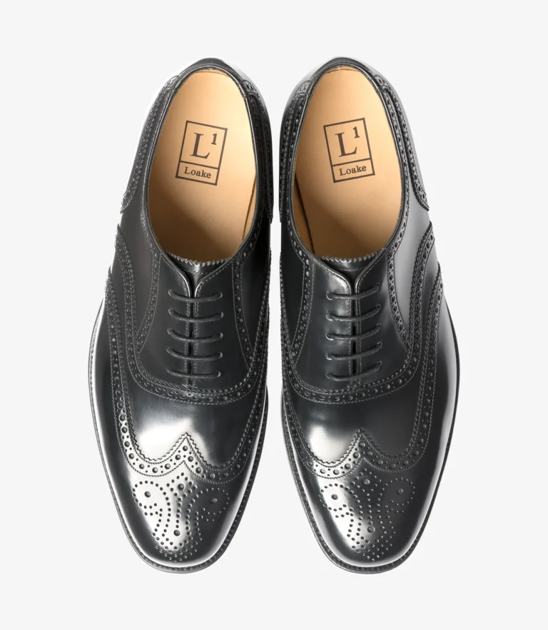 Loake 202 Black Polished
