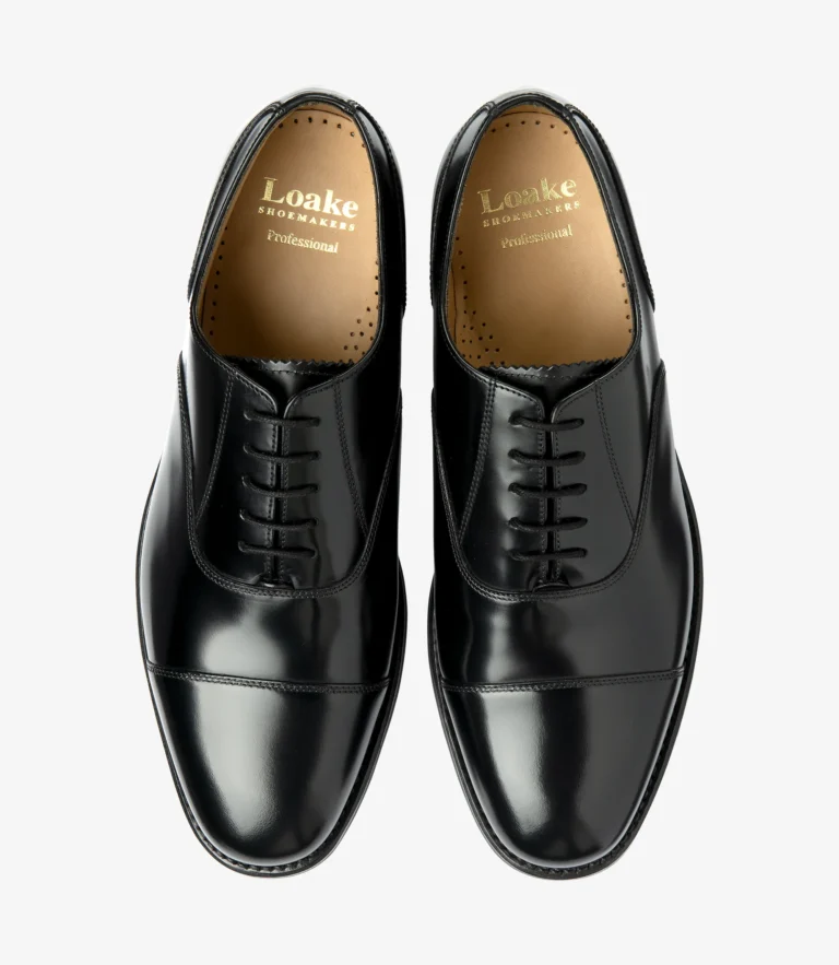 Loake 300 Black Polished
