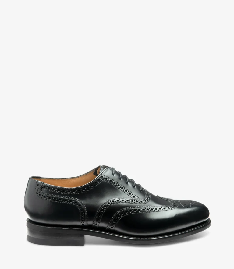 loake 302 Black Polished