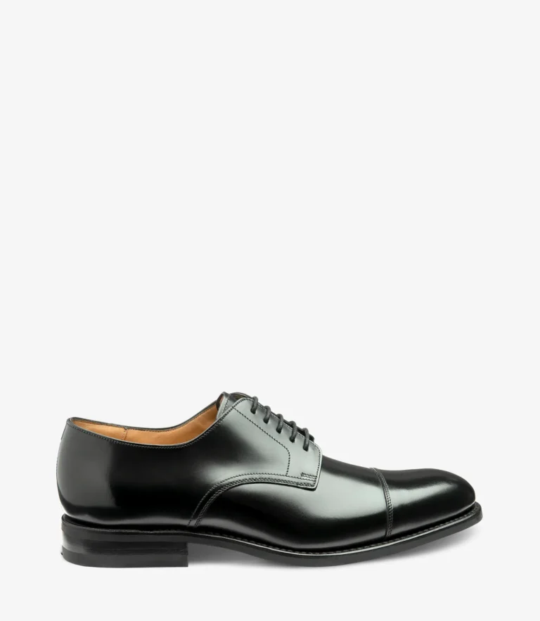 loake 305 Black Calf Leather