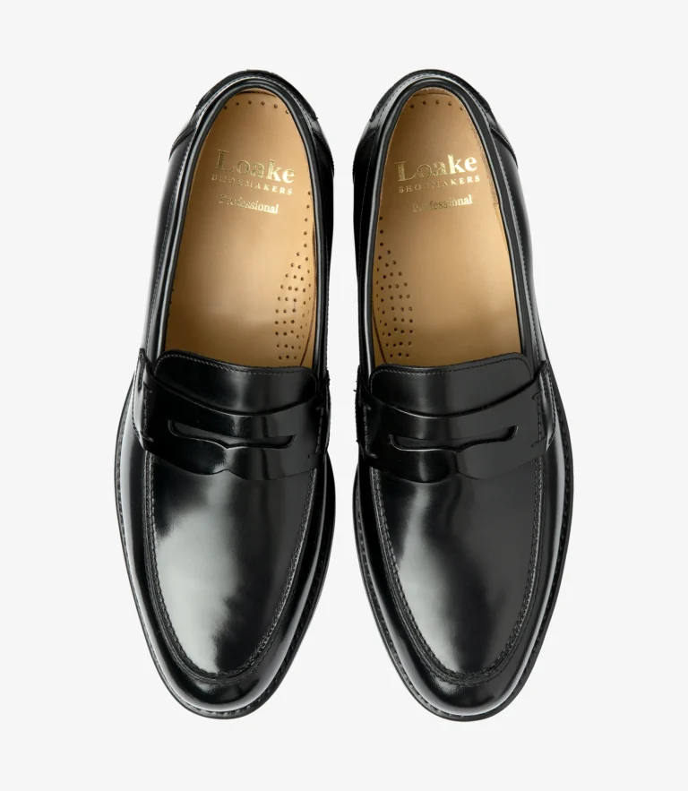 Loake 356 Black Polished