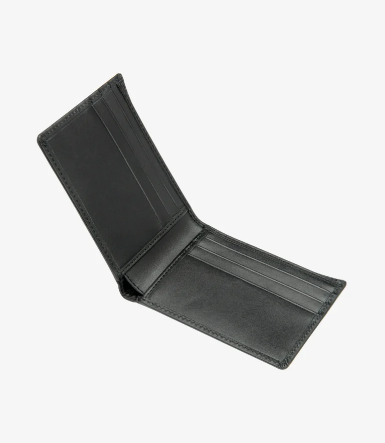 Loake Aldgate Wallet Black Calf Leather