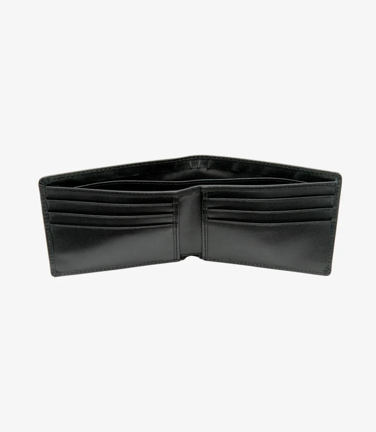 Loake Aldgate Wallet Black Calf Leather