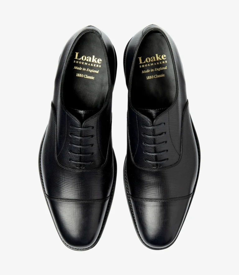 Loake Aldwych Black Grain Calf Leather