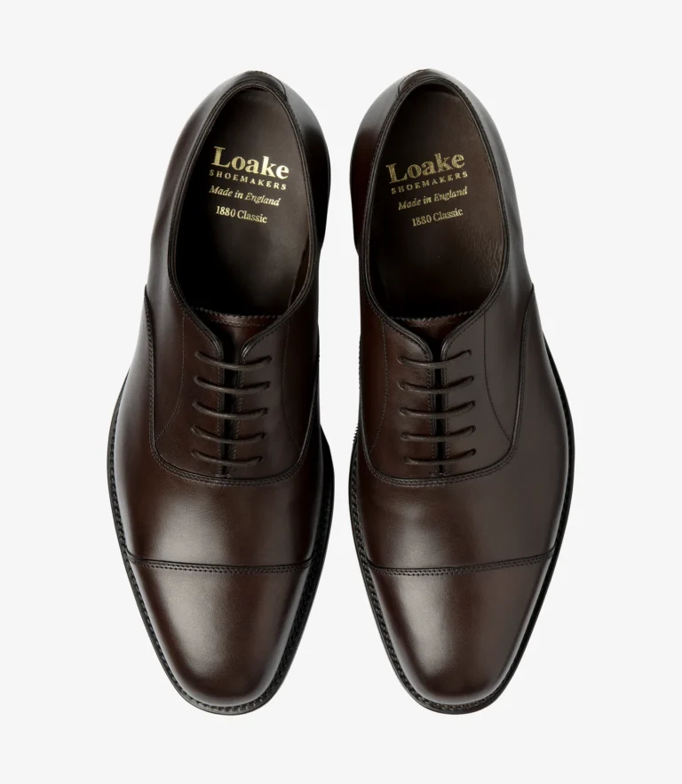 Loake Aldwych Dark Brown Calf Leather