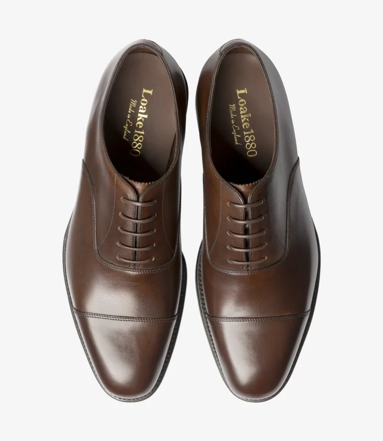 Loake Aldwych Dark Brown Calf Leather