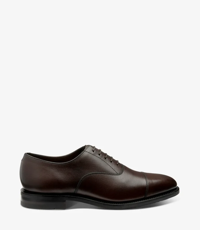 loake Aldwych Dark Brown Grain Calf Leather