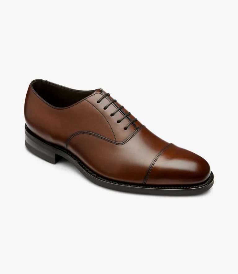 Loake Aldwych Mahogany Calf Leather