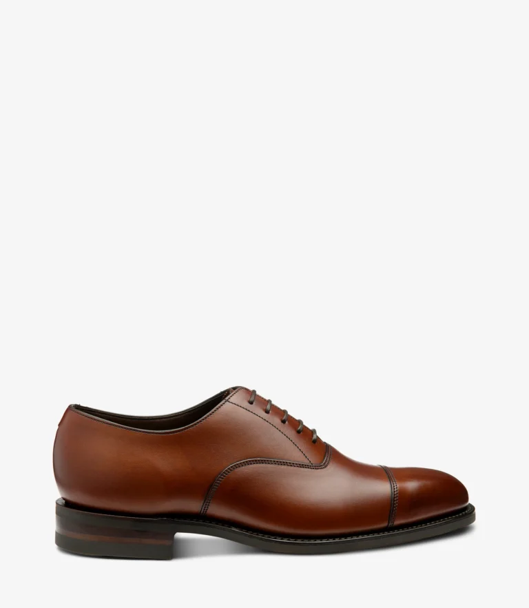 loake Aldwych Mahogany Calf Leather