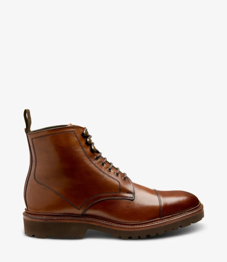 loake Aquarius Cedar Calf Leather