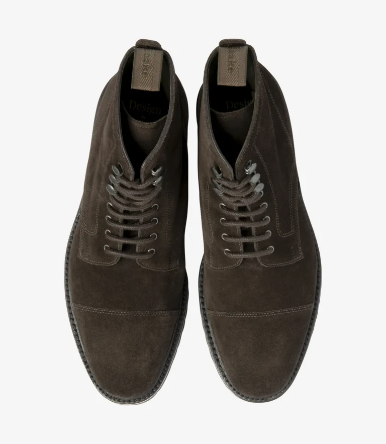 Loake Aquarius Dark Brown Suede