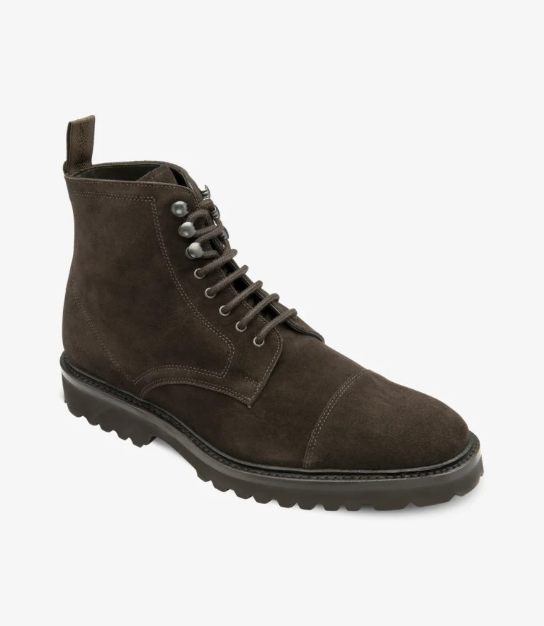 Loake Aquarius Dark Brown Suede