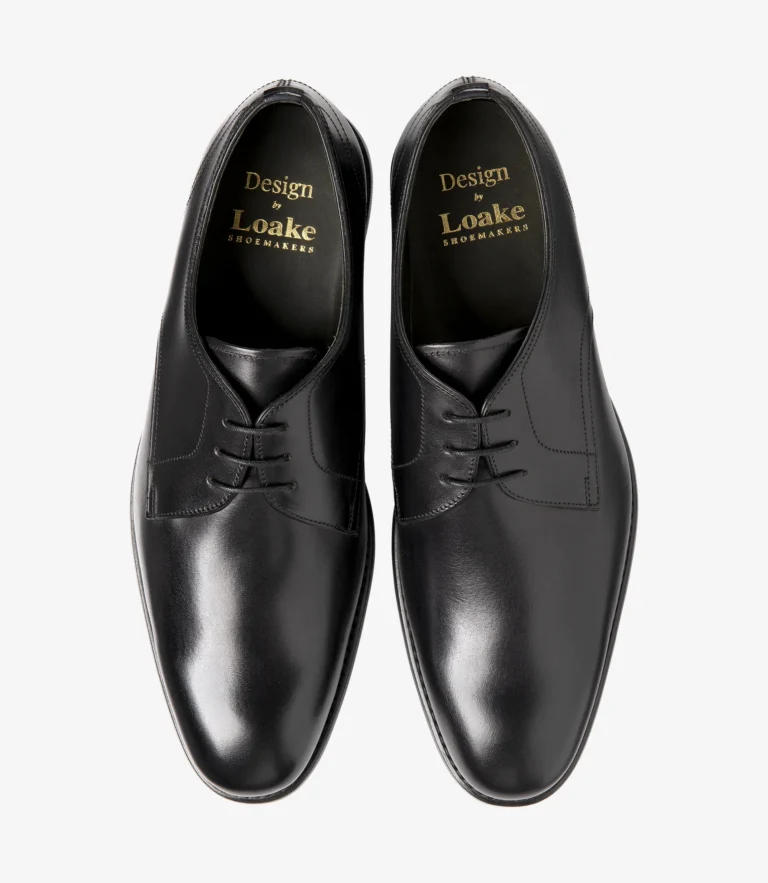 Loake Atherton Black Calf Leather