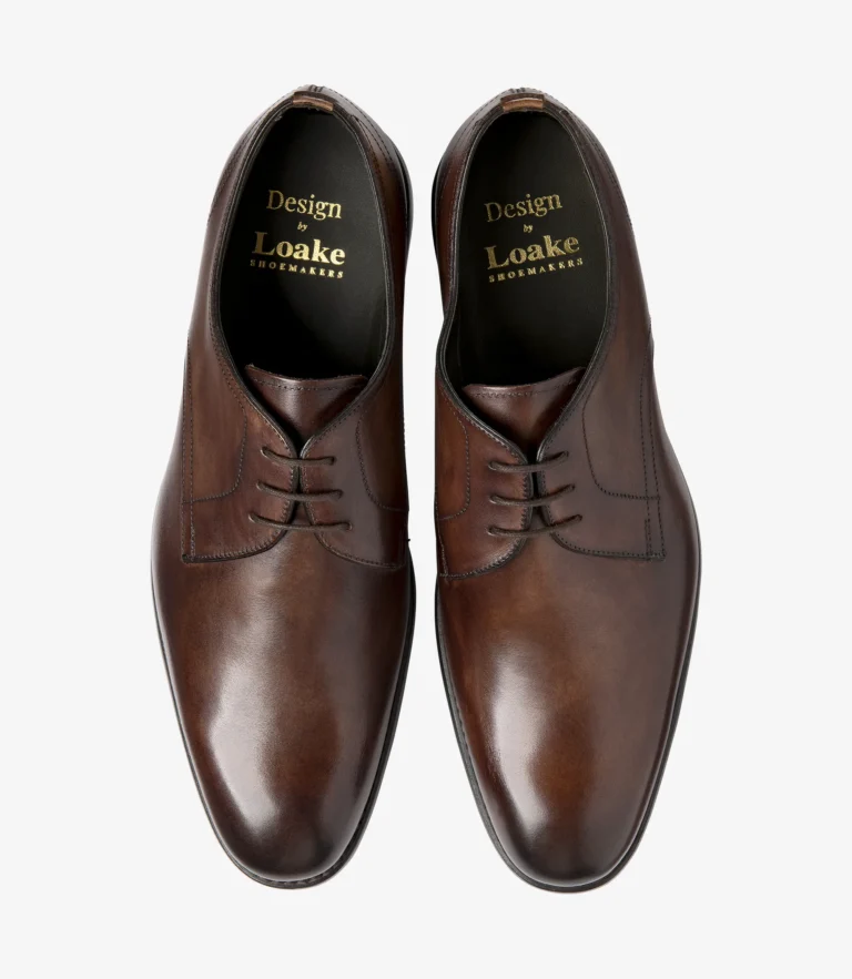 Loake Atherton Dark Brown Calf Leather