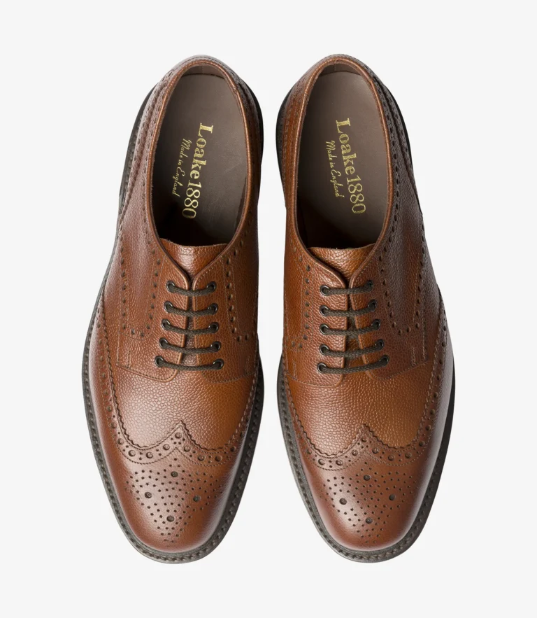 Loake Badminton Dark Brown Calf Leather