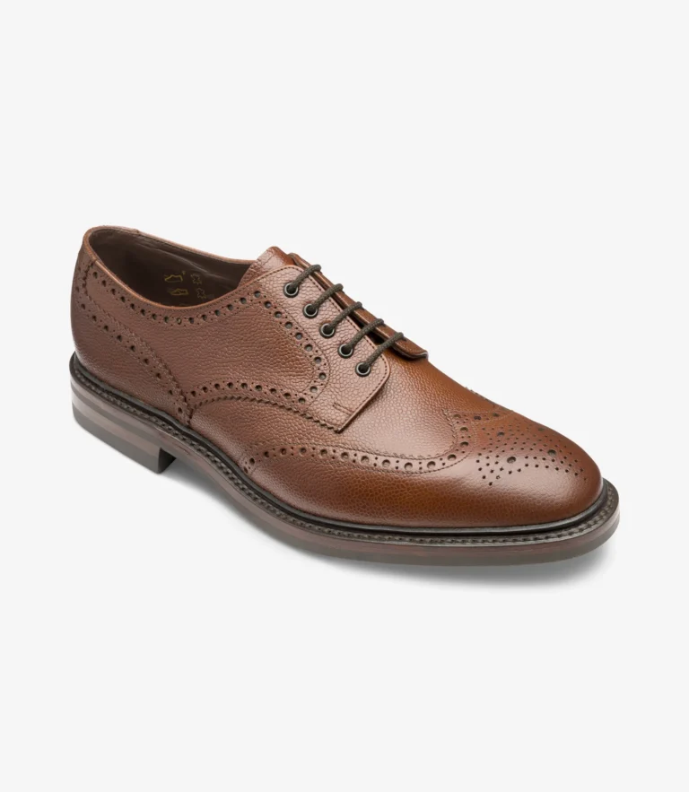 Loake Badminton Dark Brown Calf Leather
