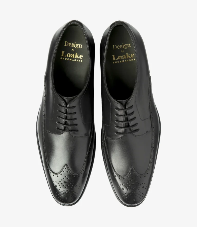 Loake Bale Black Calf Leather