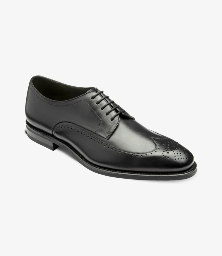 Loake Bale Black Calf Leather