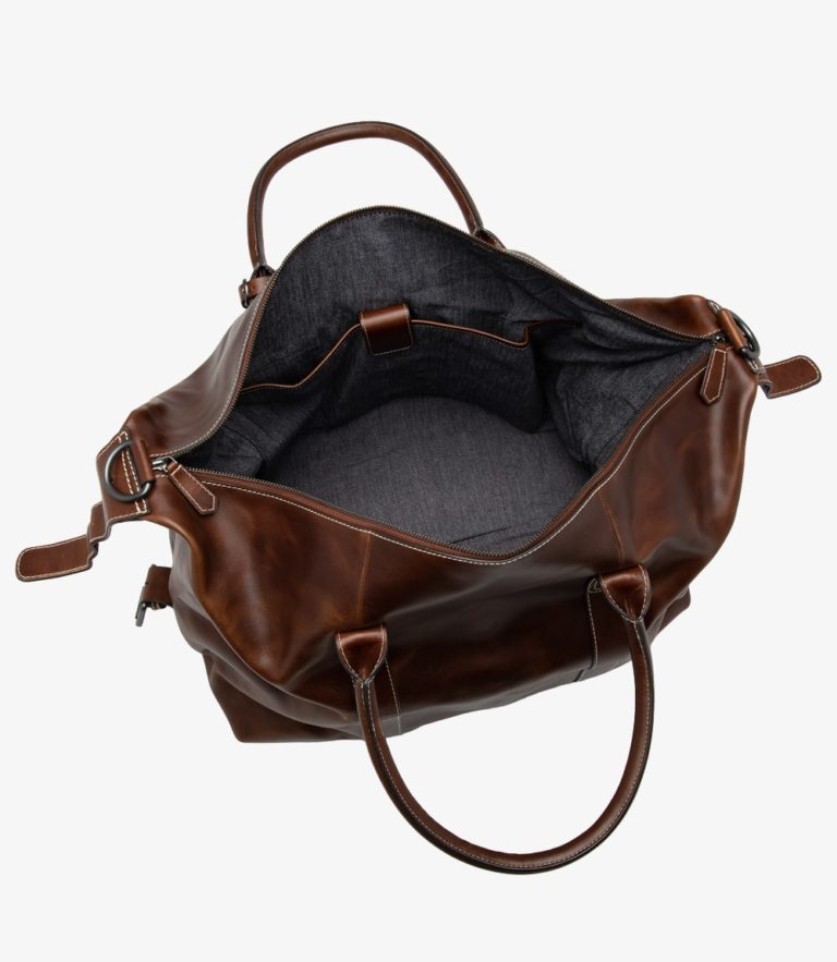 Loake Balmoral Weekend Bag Brown Calf Leather