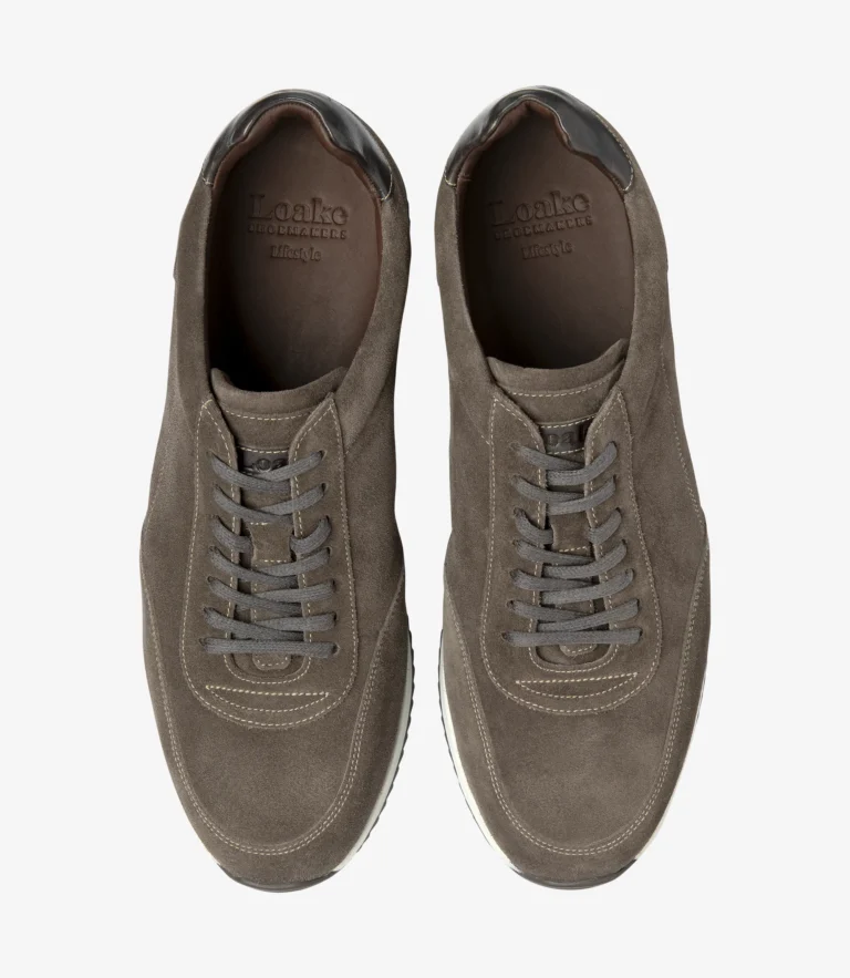 loake Bannister Anthracite Suede