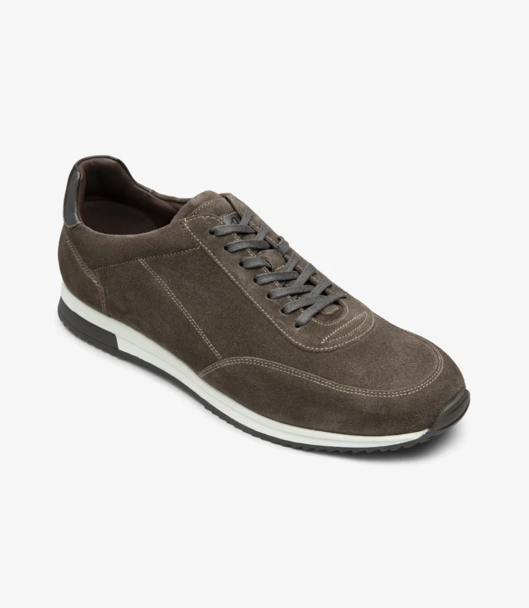 loake Bannister Anthracite Suede