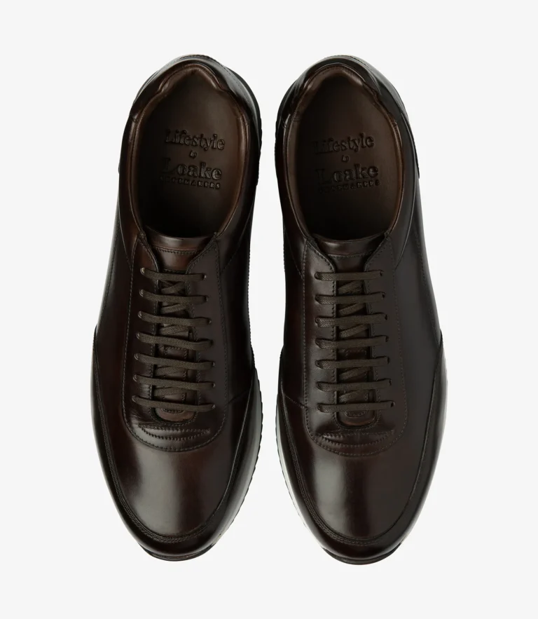 Loake Bannister Dark Brown Calf Leather