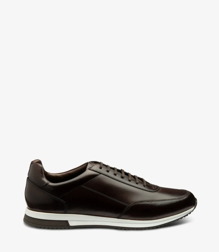loake Bannister Dark Brown Calf Leather
