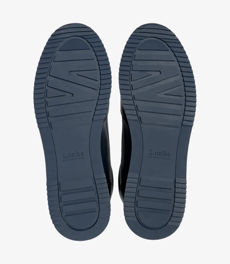 Loake Bannister Navy Calf Leather