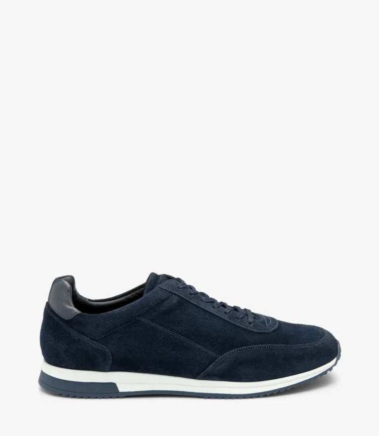 loake Bannister Navy Suede