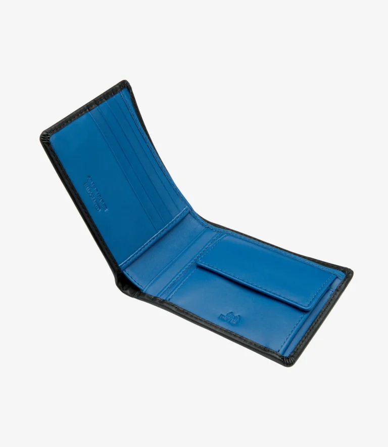 Loake Barclay Wallet Black Calf Leather