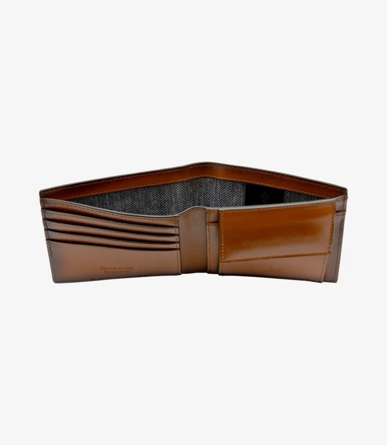 Loake Barclay Wallet Brown Calf Leather