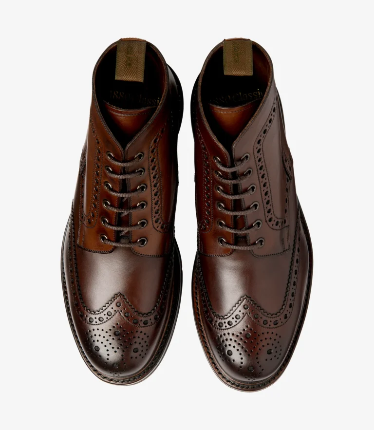 Loake Bedale Dark Brown Calf Leather