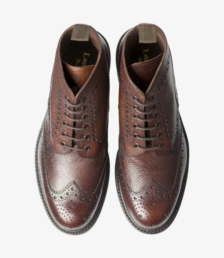 Loake Bedale Oxblood Grain Calf Leather