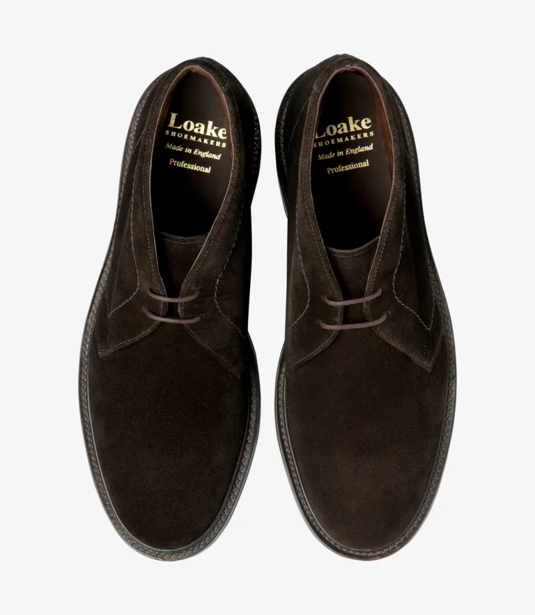 Loake Berkeley Dark Brown Suede