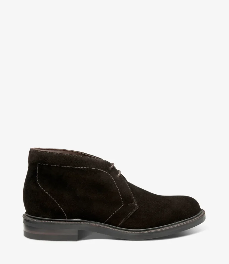 loake Berkeley Dark Brown Suede