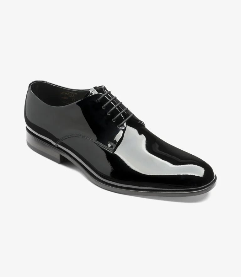 Loake Bow Black Patent Leather