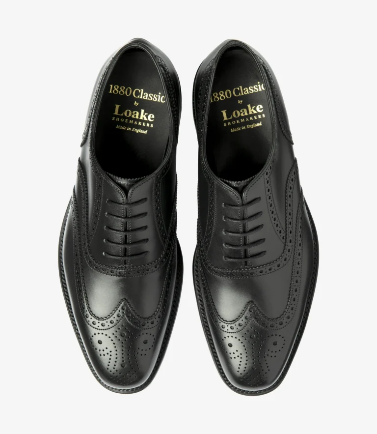 Loake Buckingham Black Calf Leather