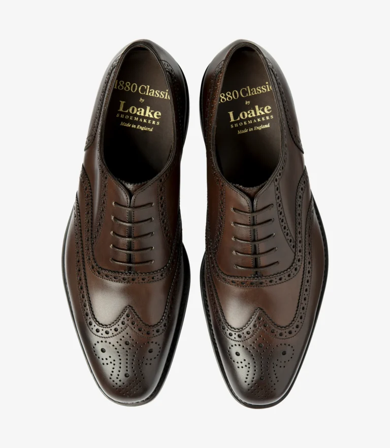 Loake Buckingham Dark Brown Calf Leather