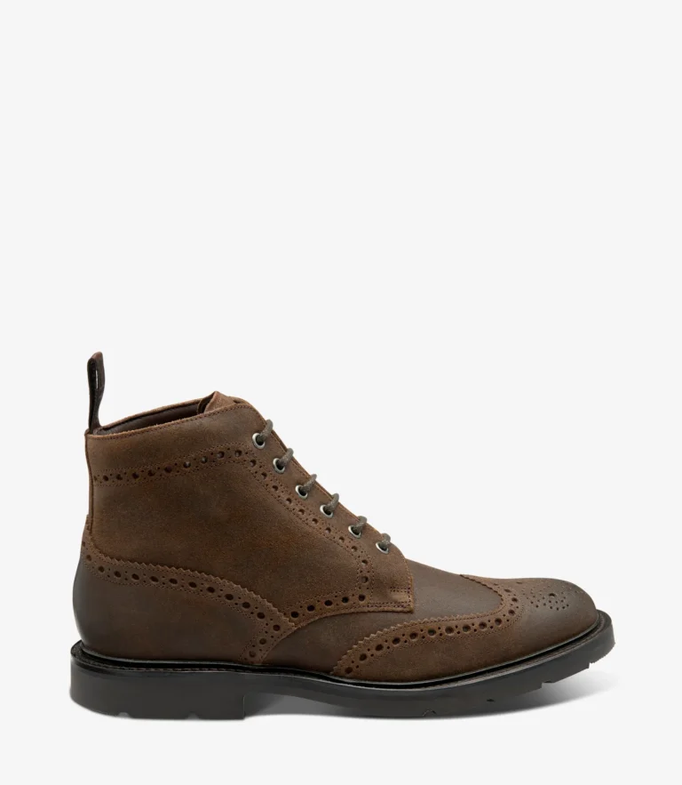 loake Bude Brown Rough-Out Suede