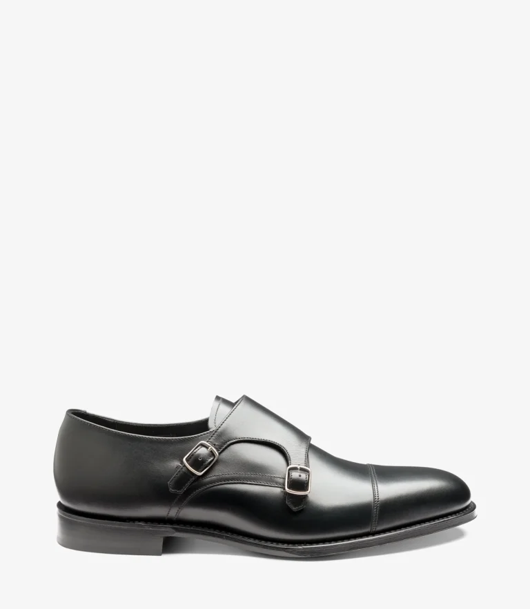 loake Cannon Black Calf Leather