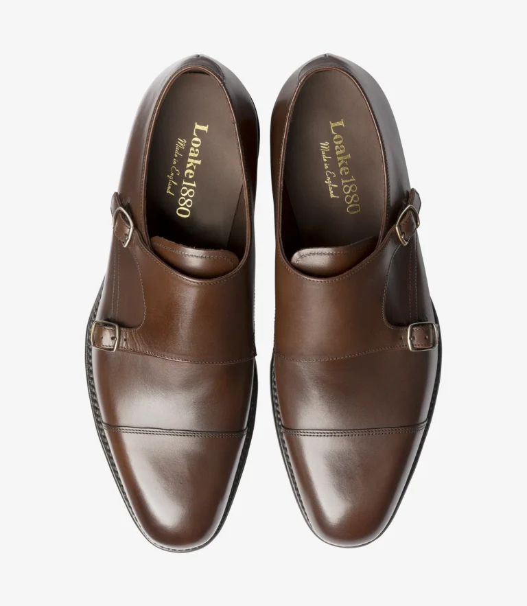 Loake Cannon Dark Brown Calf Leather