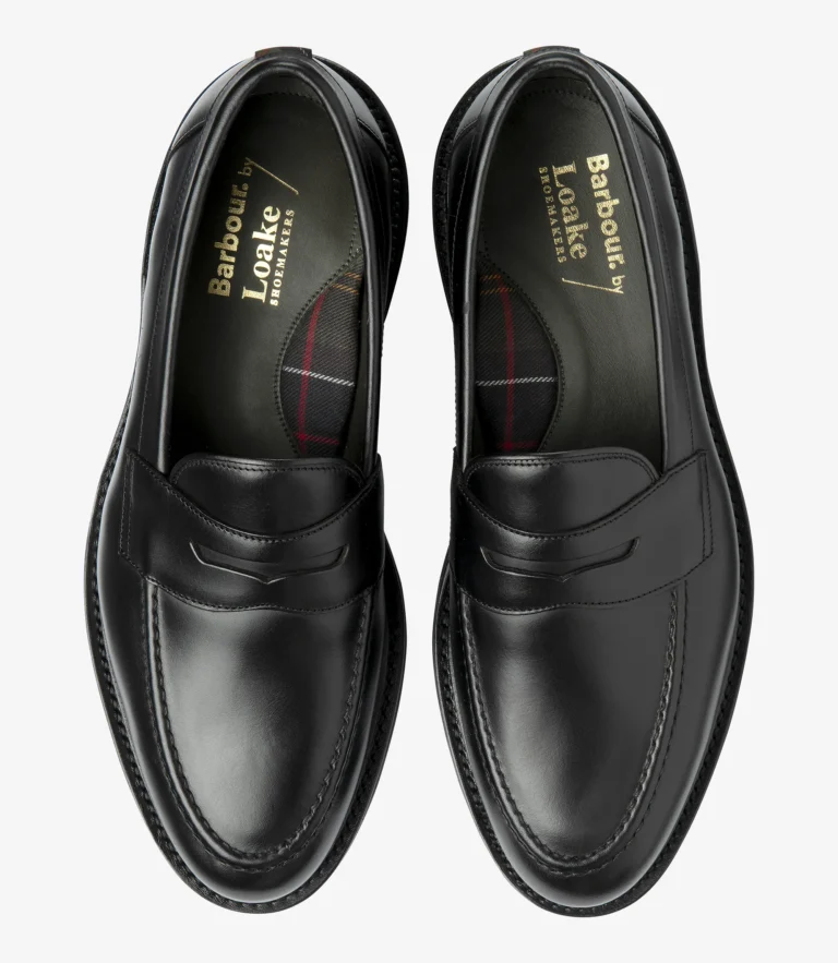 Loake Carmichael Black Calf Leather