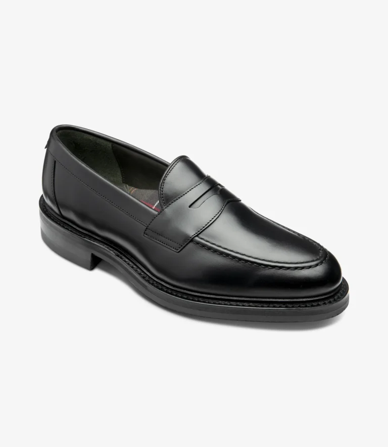 Loake Carmichael Black Calf Leather