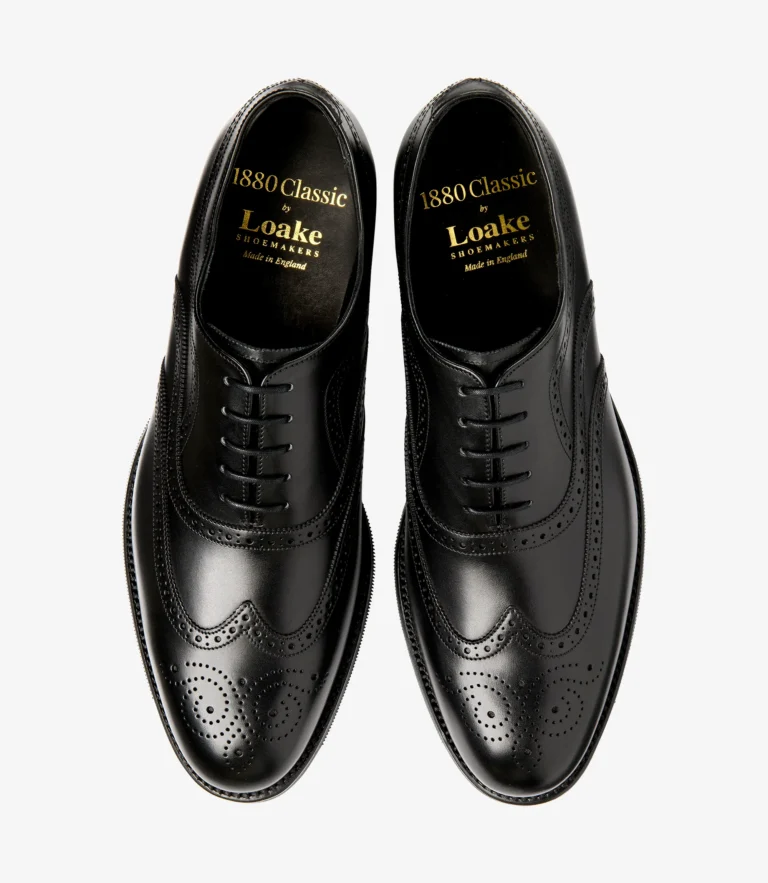 Loake Castlegate Black Calf Leather